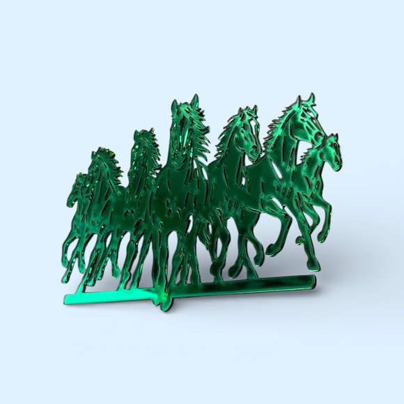 HUNDPEN Other - Acrylic and Wood Decorative Wall Art, Customizable Size, Laser Cut Design